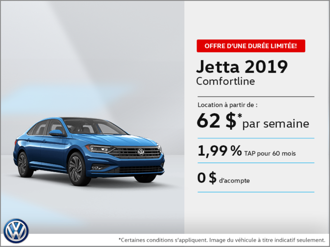 Louez la Jetta 2019!
