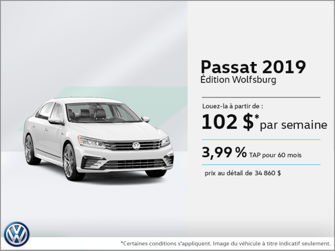 Louez la Passat 2019!