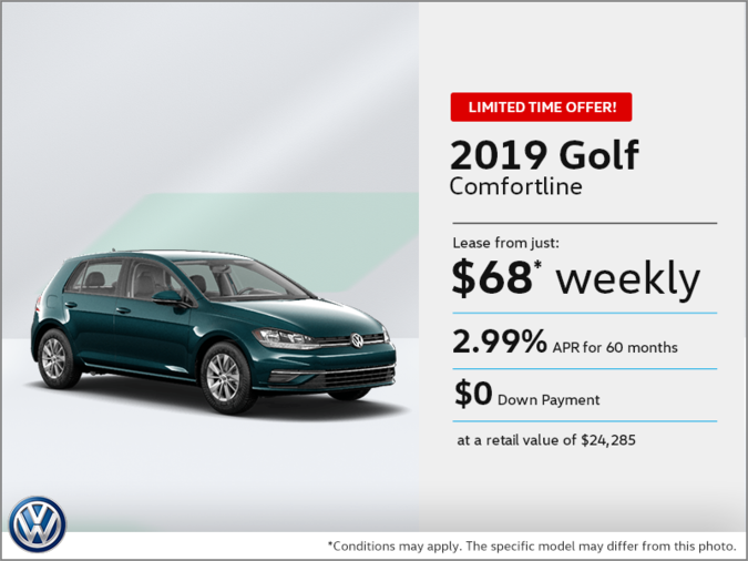 Lease the 2019 Golf!