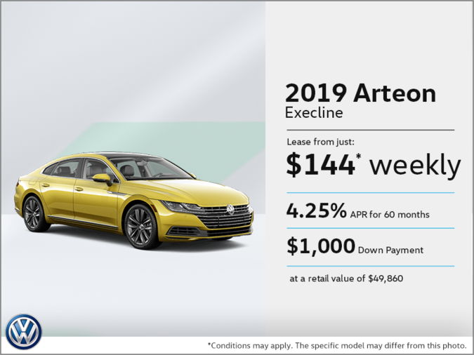 Lease the All-New Arteon 2019!
