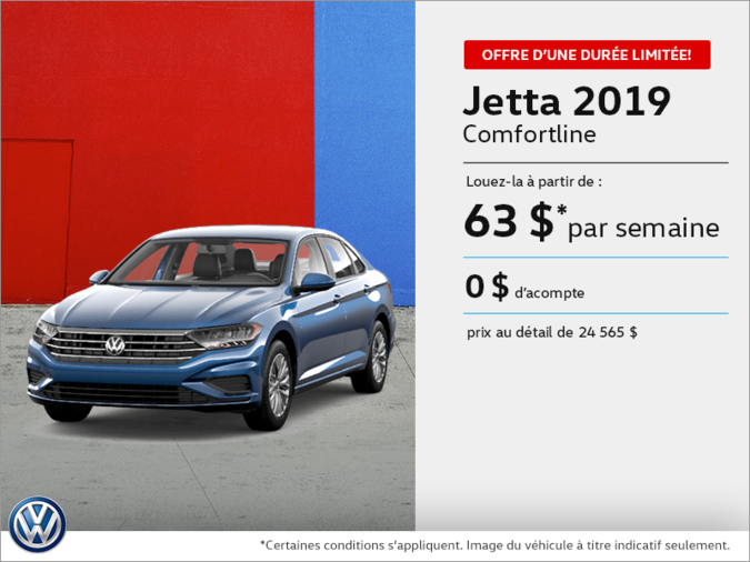 Louez la Jetta 2019!
