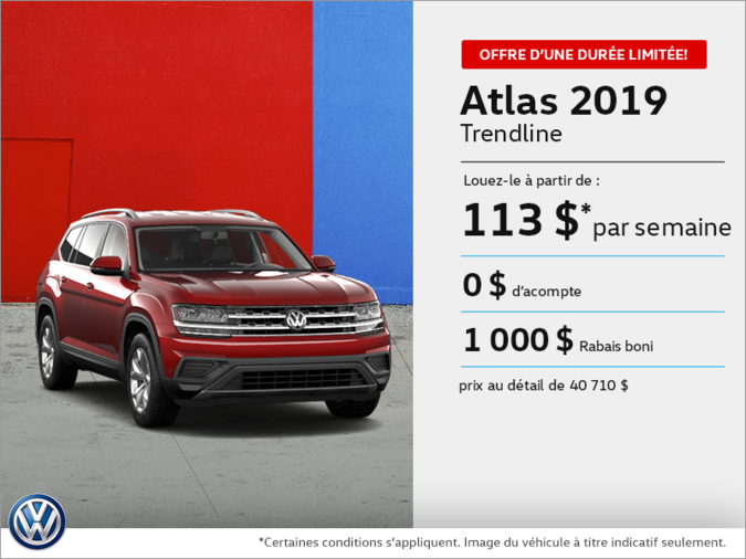 Louez l'Atlas 2019!