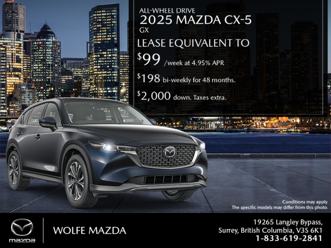 Wolfe Mazda - Get the 2025 Mazda CX-5