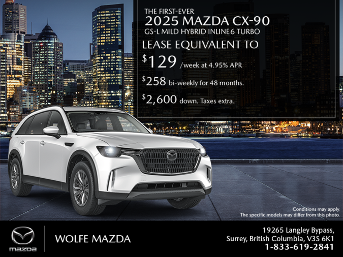 Wolfe Mazda - Get the 2025 Mazda CX-90 MHEV