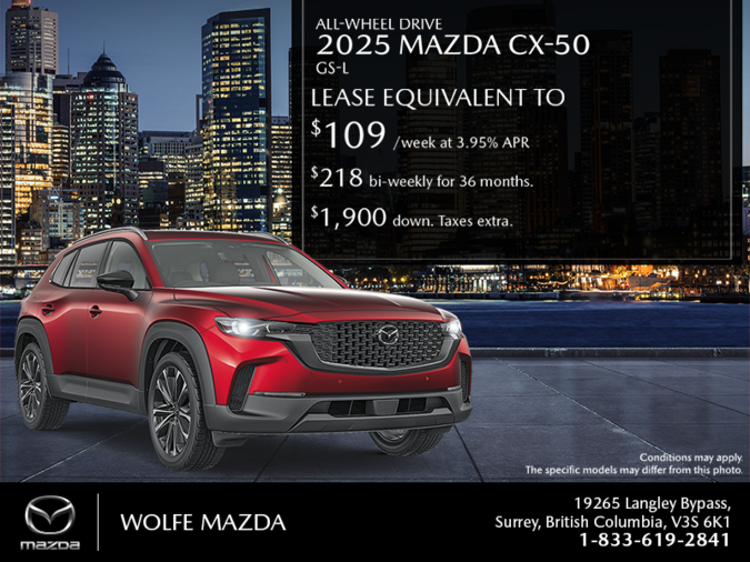 Wolfe Mazda - Get the 2025 Mazda CX-50