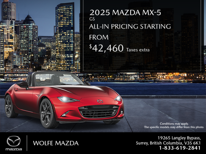 Wolfe Mazda - Get the 2025 Mazda MX-5