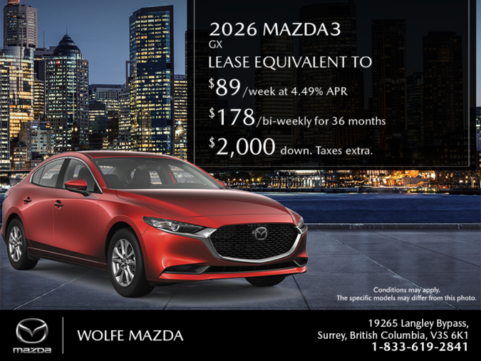 Wolfe Mazda - Get the 2026 Mazda3