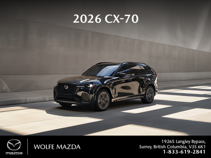 Wolfe Mazda - 2026 Mazda CX-70 Mild Hybrid