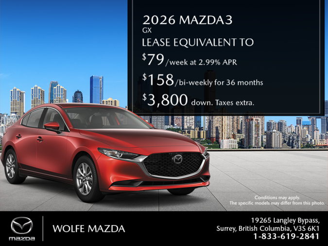 Wolfe Mazda - 2026 Mazda3