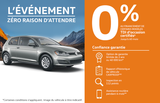 L'événement zéro raison d'attendre