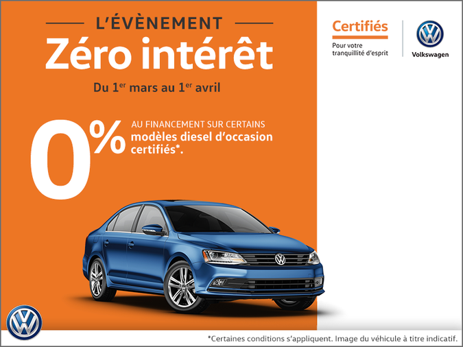 L'événement Zéro intérêt
