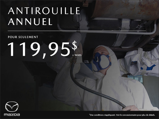 Mazda Pointe-aux-Trembles - Antirouille annuel