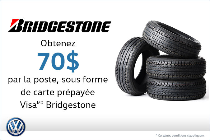 Offre sur les pneus Bridgestone