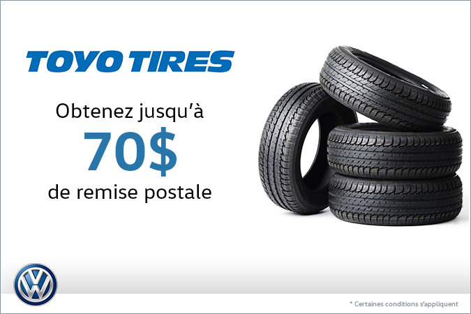 Offre sur les pneus Toyo Tires
