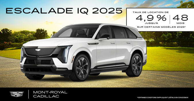 ESCALADE IQ 2025 !