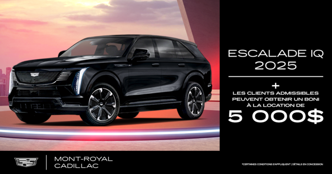 ESCALADE IQ 2025 !
