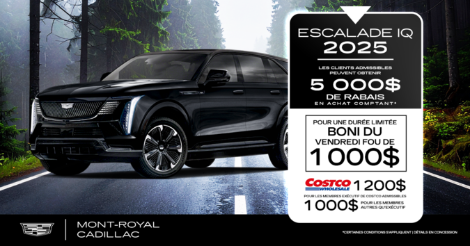 ESCALADE IQ 2025 !