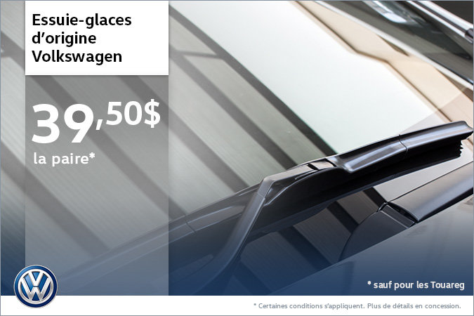 Essuie-glaces d'origine Volkswagen pour 39,50$