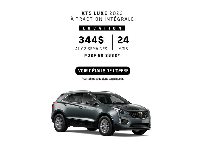 Cadillac XT5 2023