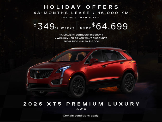 2026 Cadillac XT5