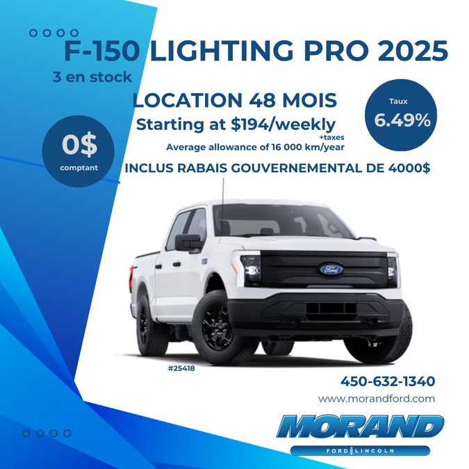 F150 Lightning PRO 2025