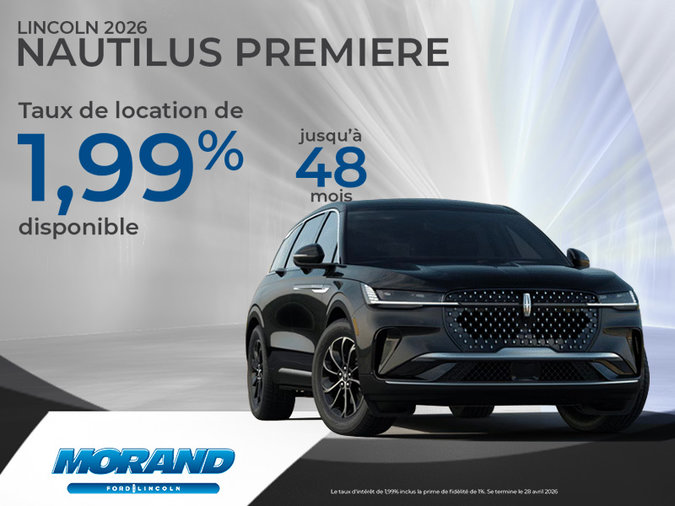 Lincoln Nautilus Premiere 2026