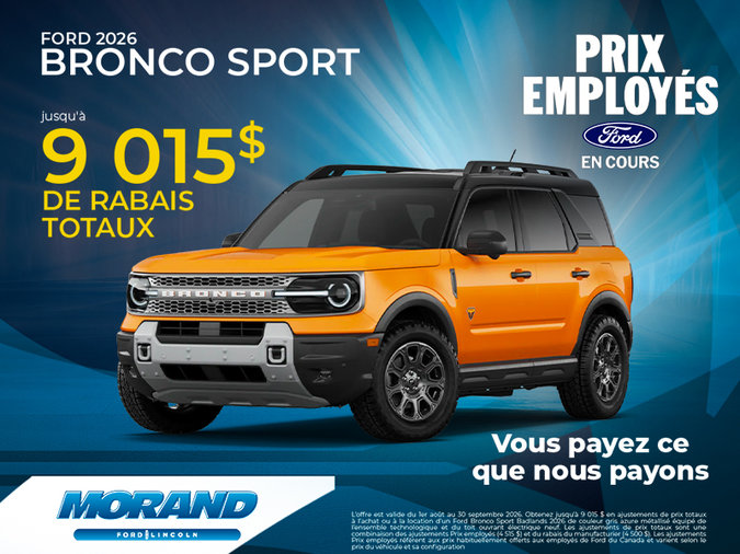 Bronco Sport 2026