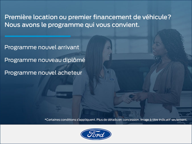 Programmes Ford pour premier véhicule