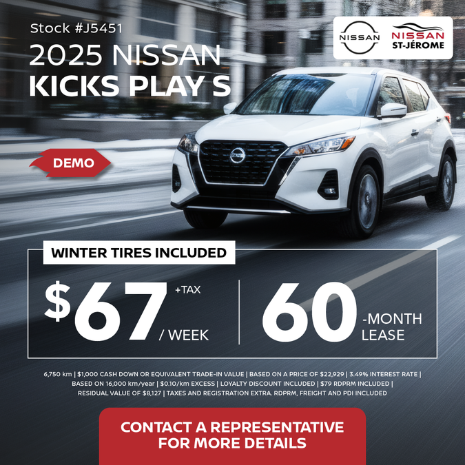 Get the 2025 kicks Play S Today!