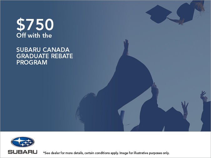 Subaru Canada Graduate Rebate Program