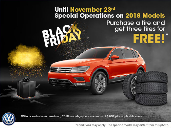 Special Operations on 2018 Models This Black Friday!