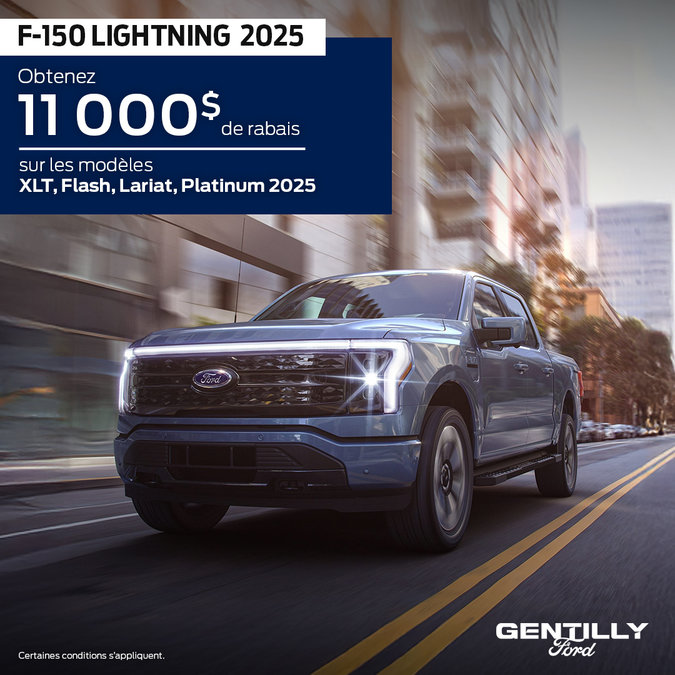 F-150 Lightning 2025 Promotion Novembre