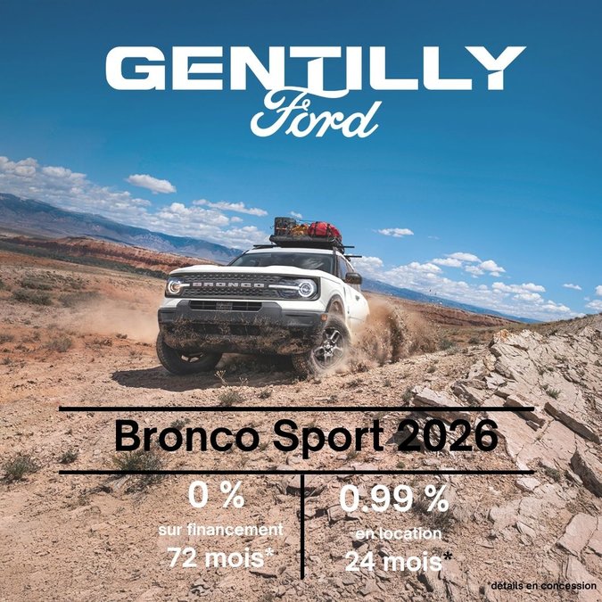 Bronco Sport 2026- Promotion Mai
