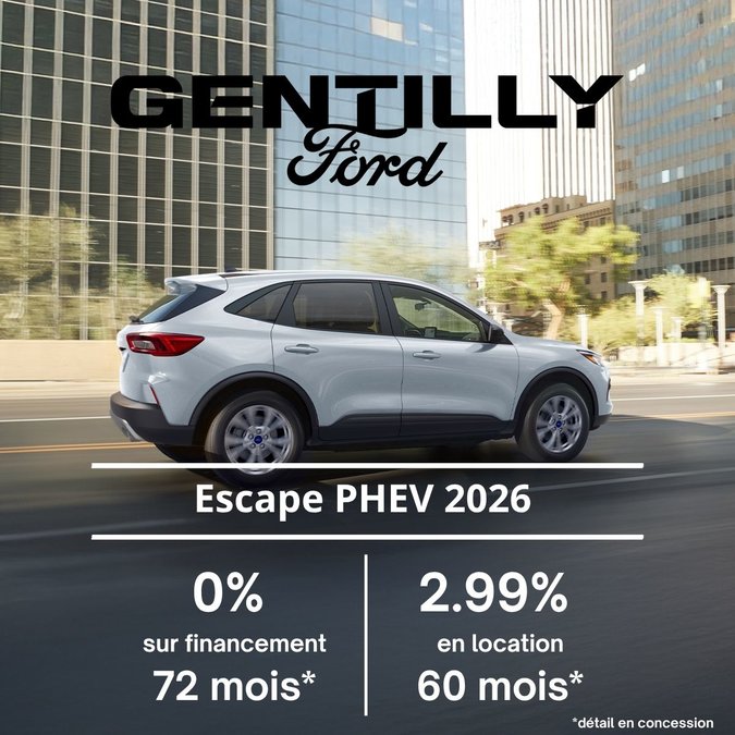 Escape PHEV 2026 - Promotion Mai