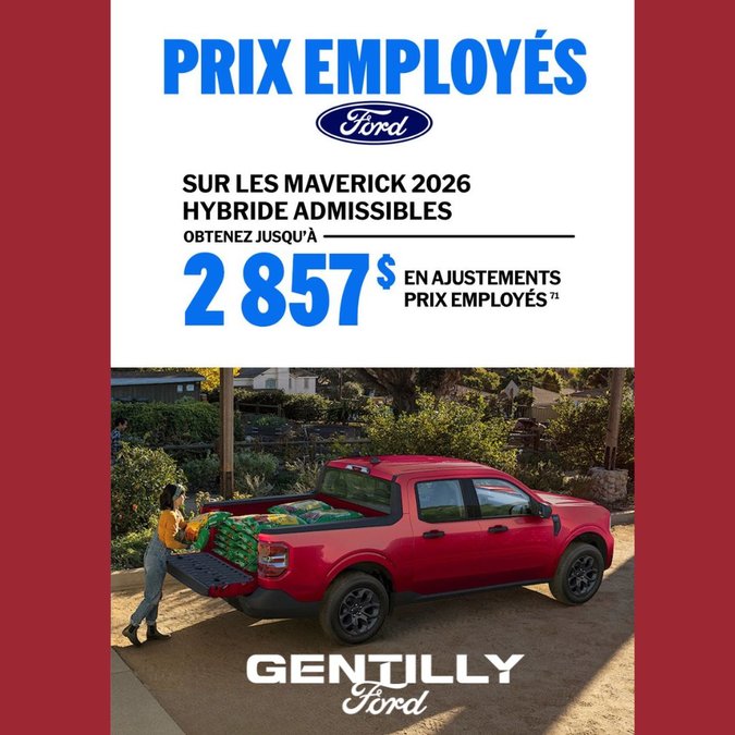 Ford Maverick Hybride 2026- Septembre