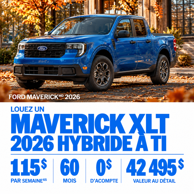 Ford Maverick XLT hybride 2026