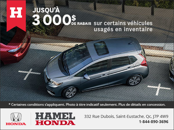 Rabais allant jusqu'à 3 000 $!