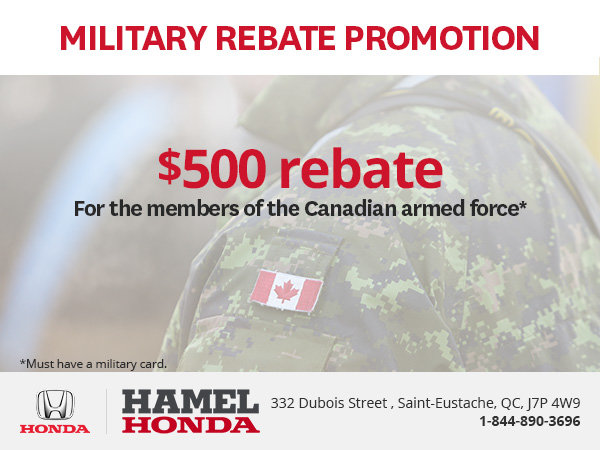 Military Rebate