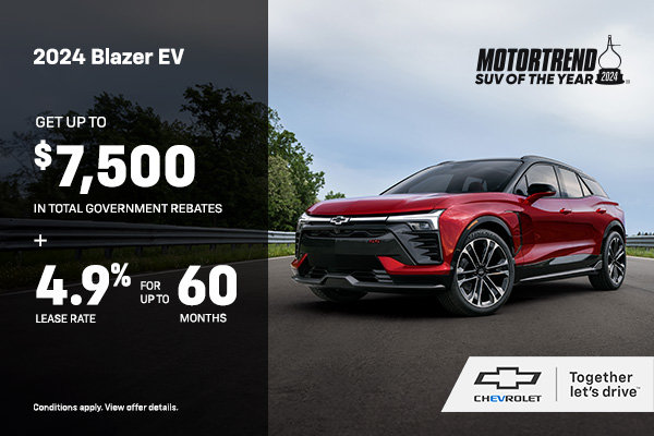 Get the 2024 Chevrolet Blazer EV