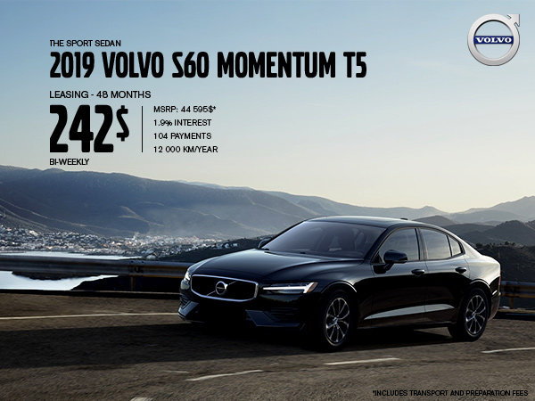 Volvo S60 Promotion - May 2019