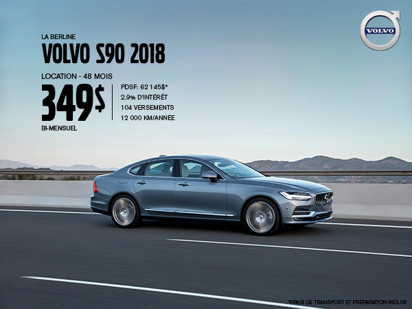Rabais Volvo S90 - Mai 2019