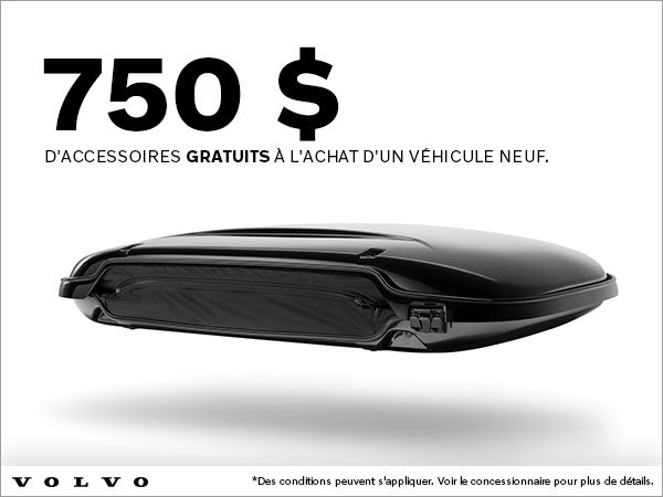 Des accessoires avec votre nouveau véhicule?