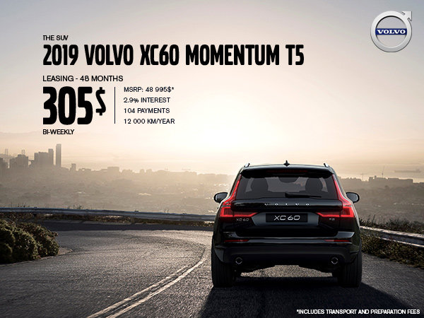 Volvo XC60 promotion - May 2019