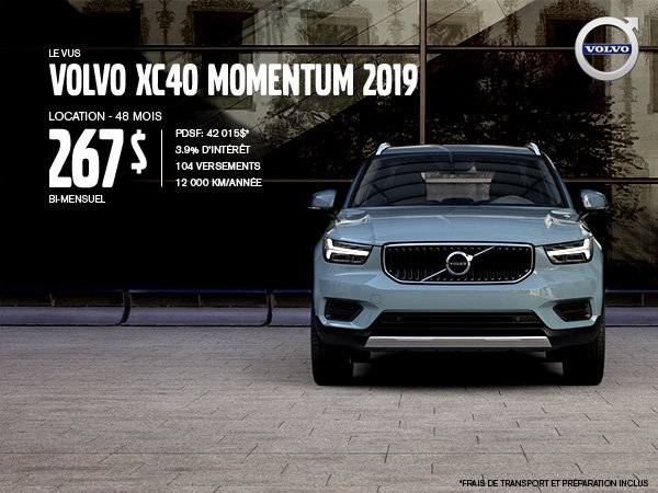Volvo XC40 Promotion - May 2019