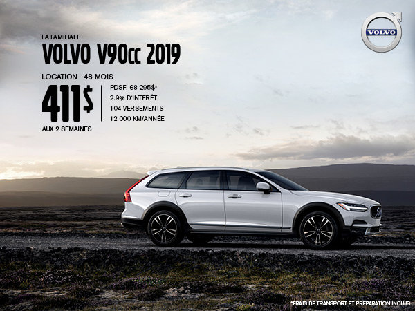 Rabais Volvo V90 Cross Country - Août 2019