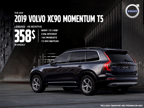 Volvo XC90 Promotion - July 2019