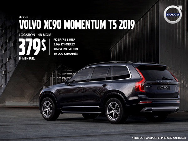 Rabais Volvo XC90 - Mai 2019