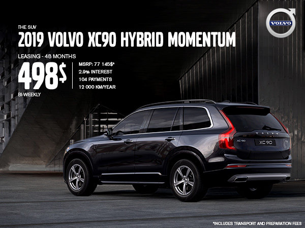 Volvo XC90 hybrid Promotion - May 2019