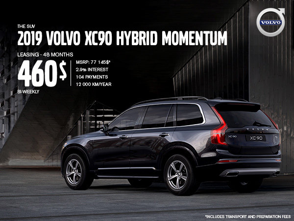 Volvo XC90 hybrid Promotion - September 2019
