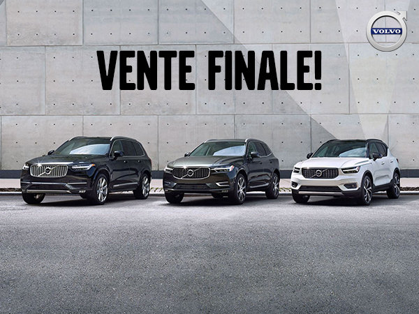 Vente finale de Volvo neuve